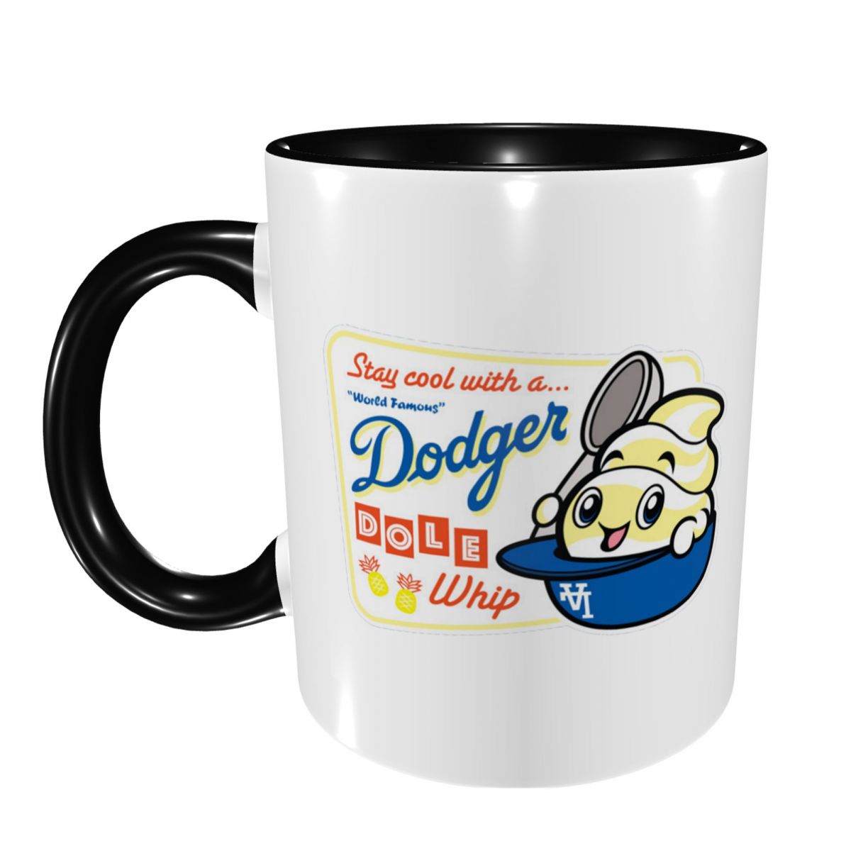 Coffee Tea World - Caneca Engraçada de Cerâmica Dodger Dole