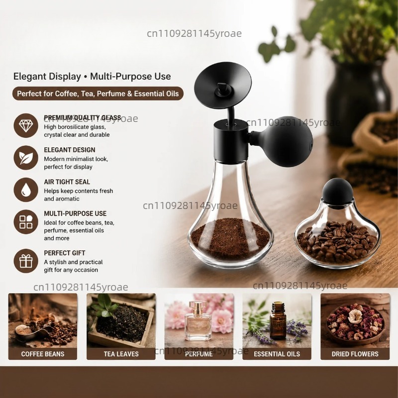 Coffee Bean & Tea Menu - Frasco de Amostra de Vidro para
