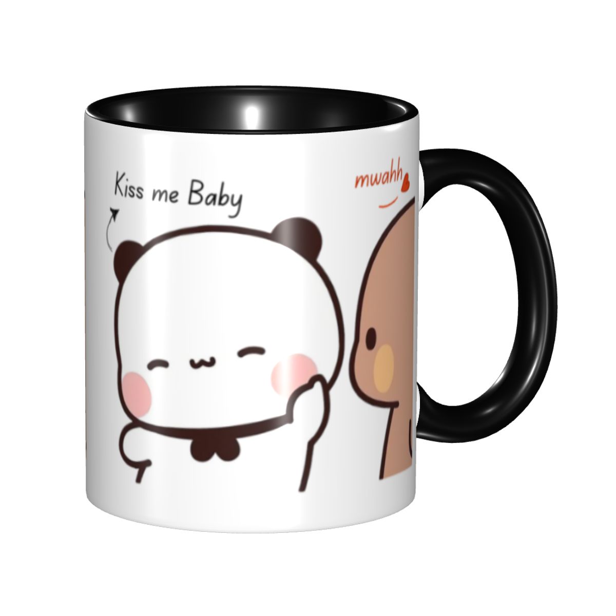 Coffee Tea And Me - Personalizado beijo me bebê mwah bubu