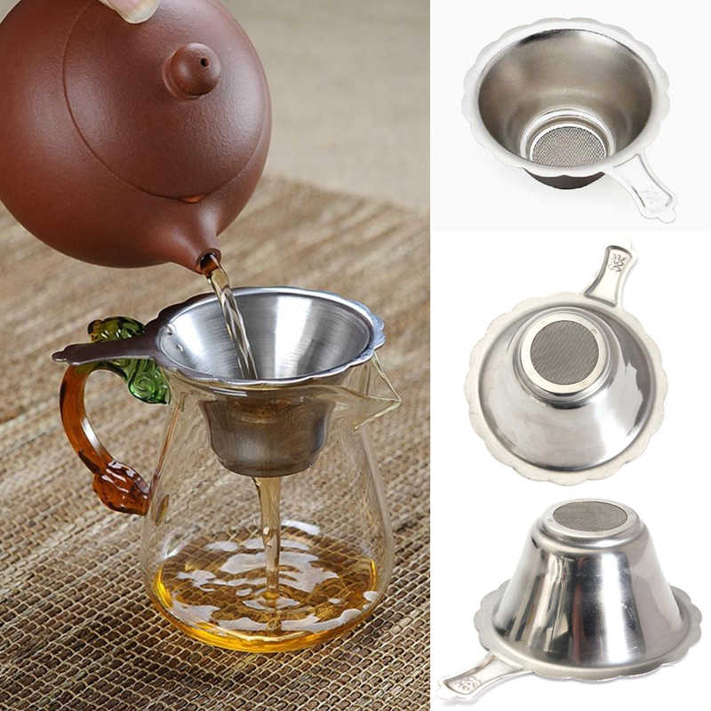Tea Strainer Mesh - Coador de chá reutilizável, bule de
