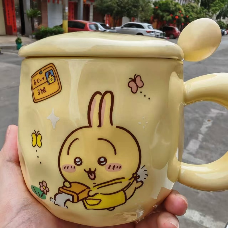 Coffee To Tea Meaning - Caneca de Cerâmica Chiikawa Usagi, Presente