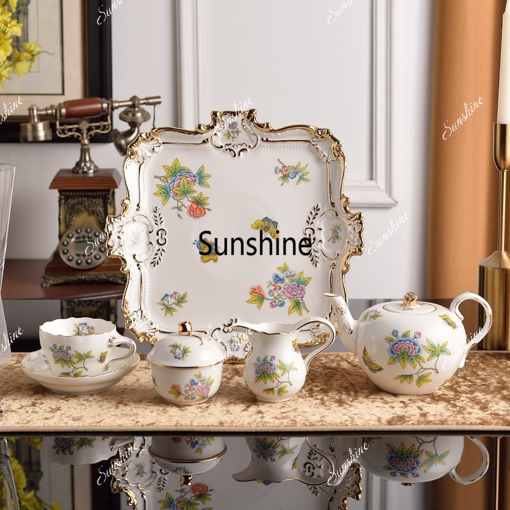 Coffee Tea For Garden - Conjunto de Chá da Tarde Floral