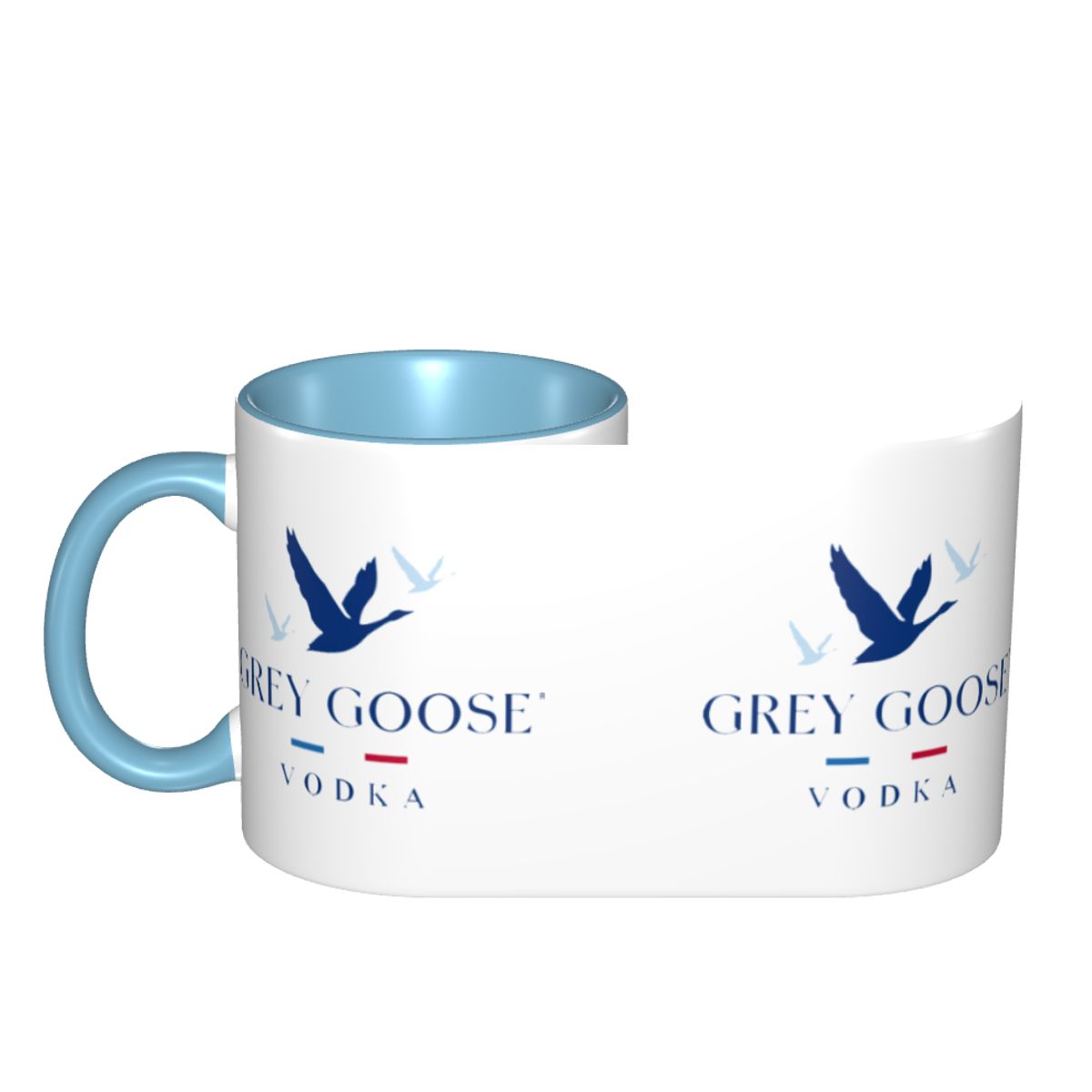 Coffee Tea Vodka - Caneca de Vodka Grey Goose Engraçada