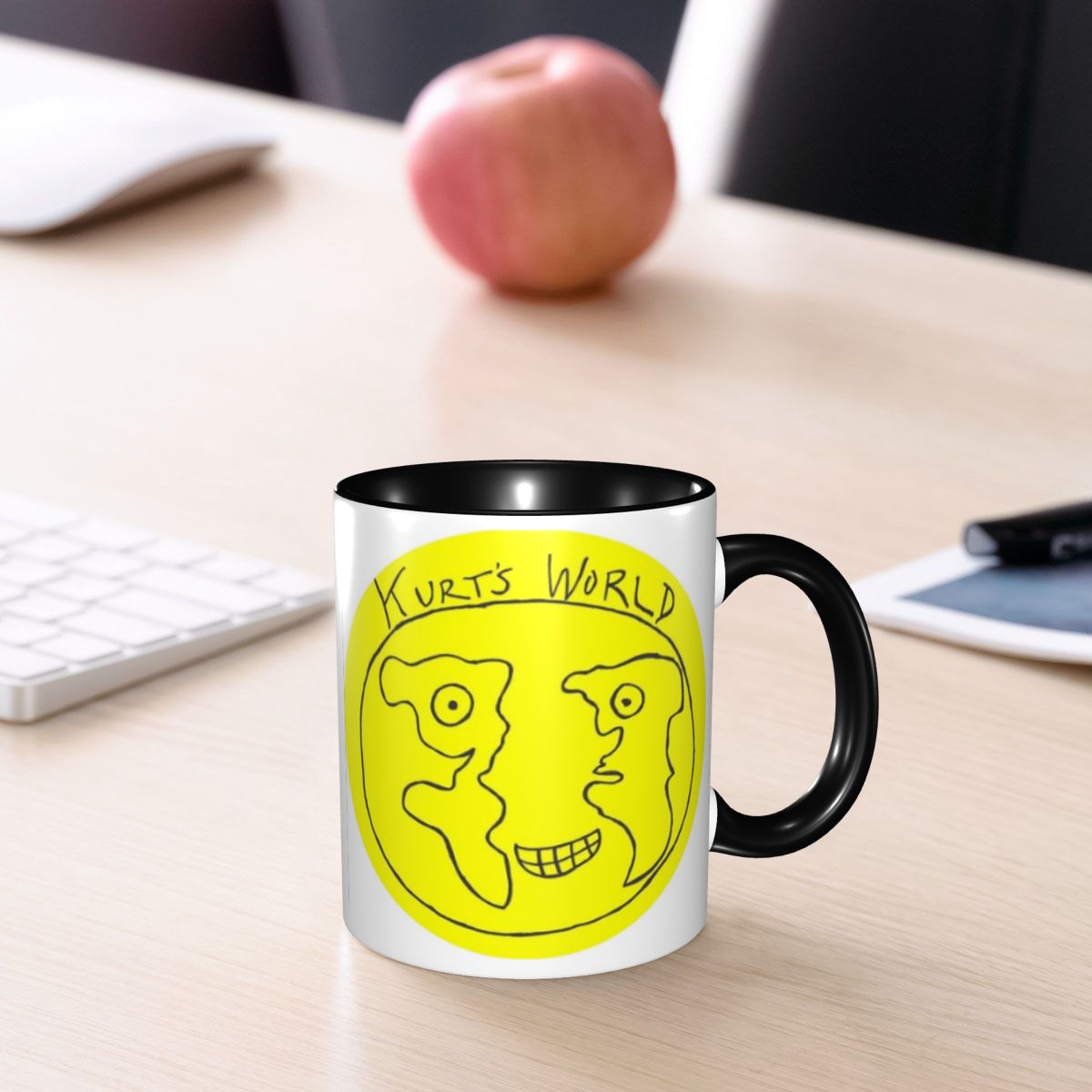 Coffee Tea World - Caneca de Cerâmica Engraçada Joe Keery