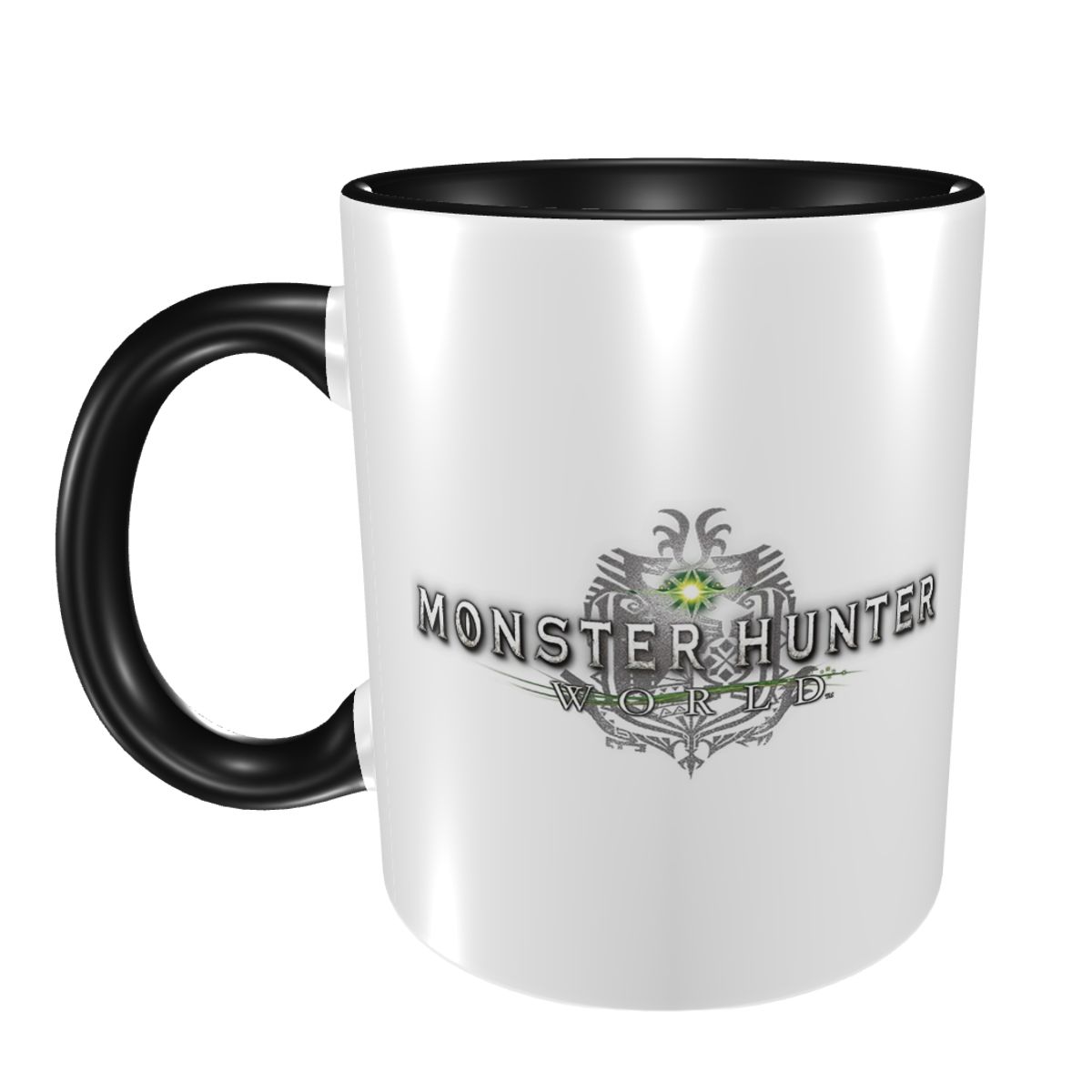 Coffee Tea World - Caneca com logotipo Monster Hunter World,