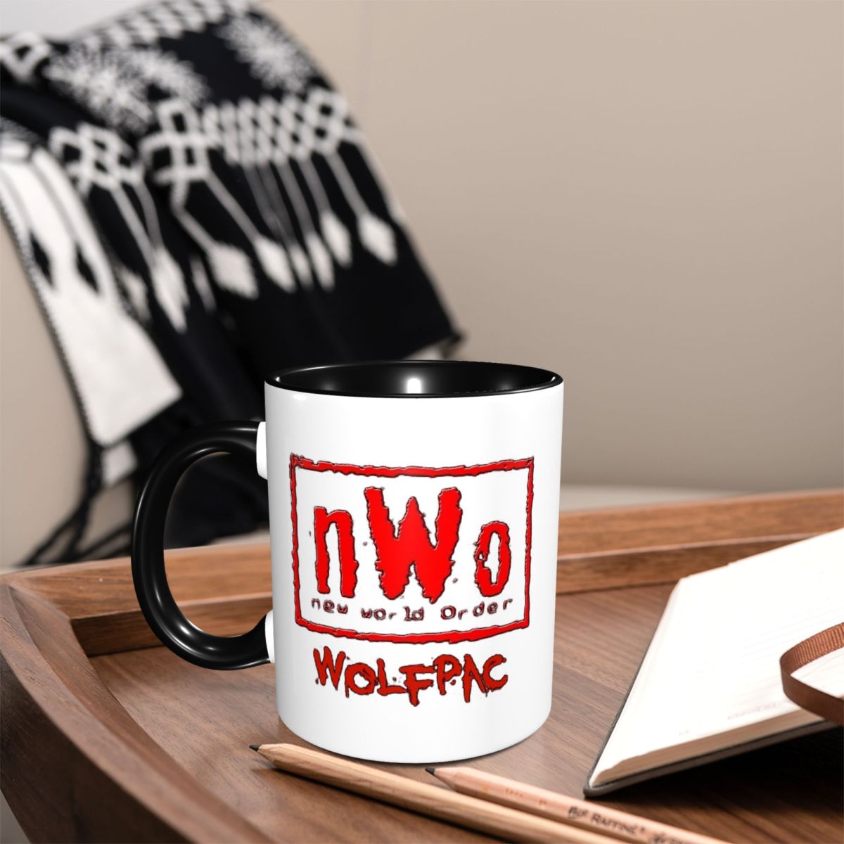 Coffee Tea World - Caneca de Cerâmica Engraçada NWO New