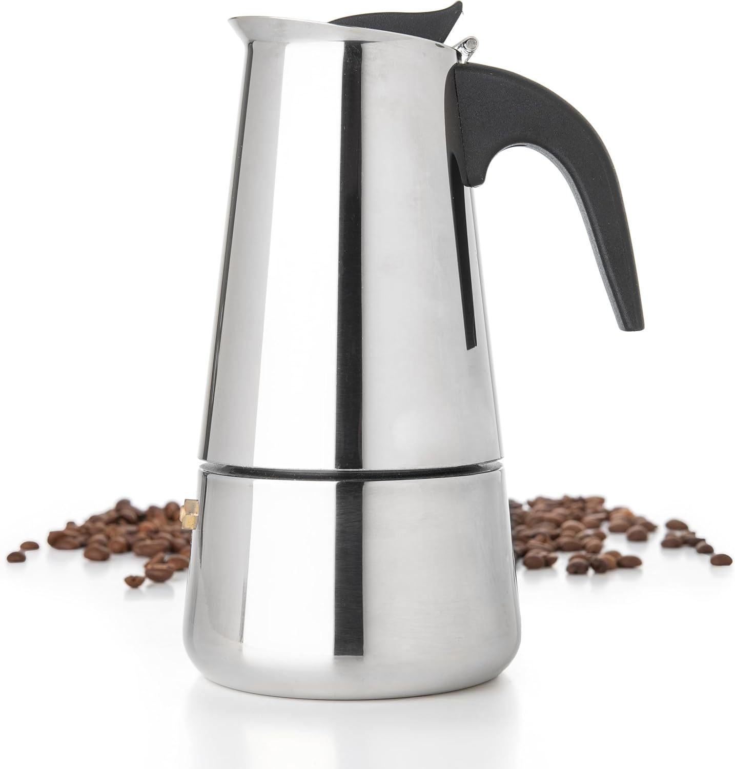 Coffee Tea Pots - Cafeteira Mocha de Aço Inoxidável com