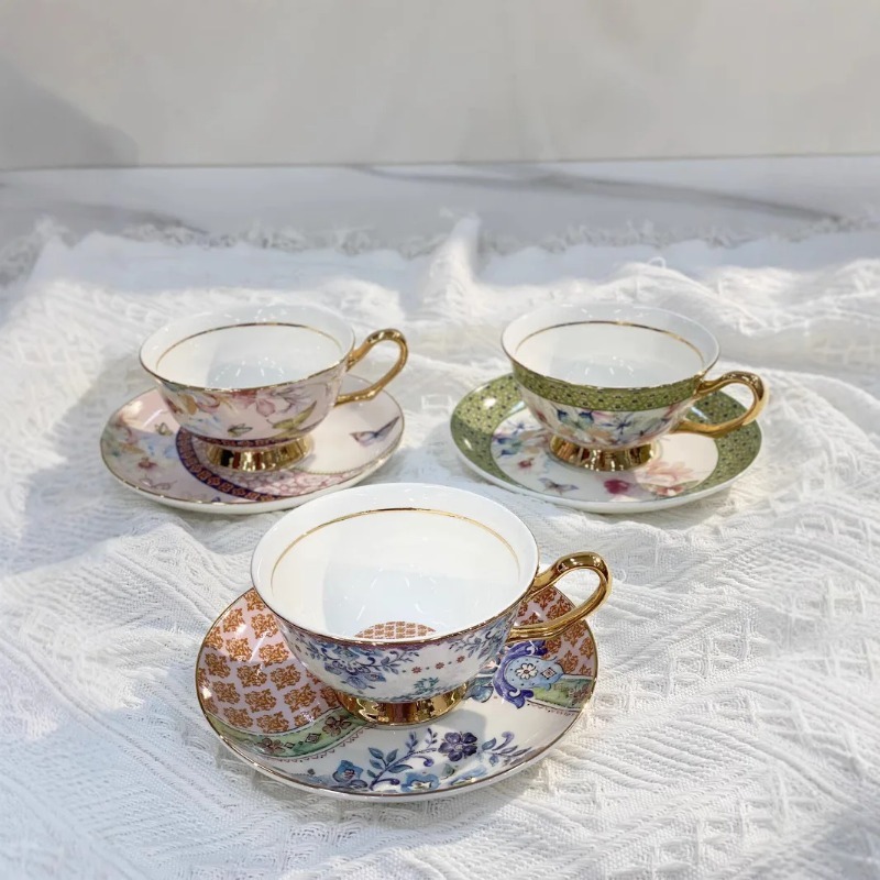 Coffee Tea For Garden - Conjunto de Xícaras e Pratos de