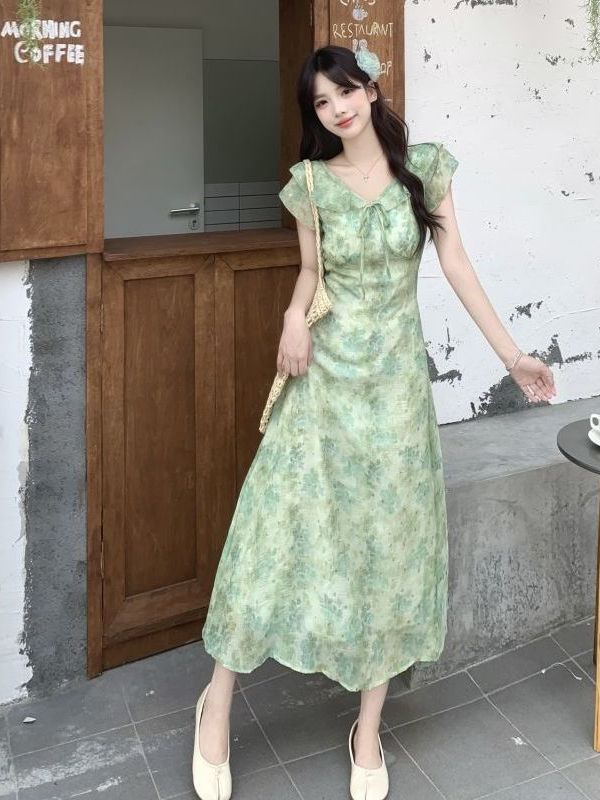 Vestido Maxi Estampado Floral  - Coffee Tea Weight Loss avaliação e preço