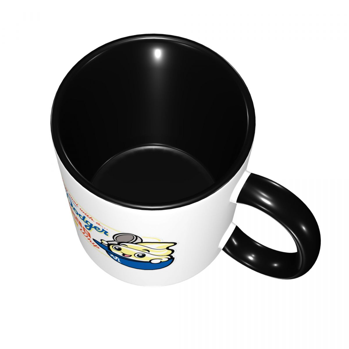 Caneca Engraçada de Cerâmica D - Coffee Tea World avaliação e preço
