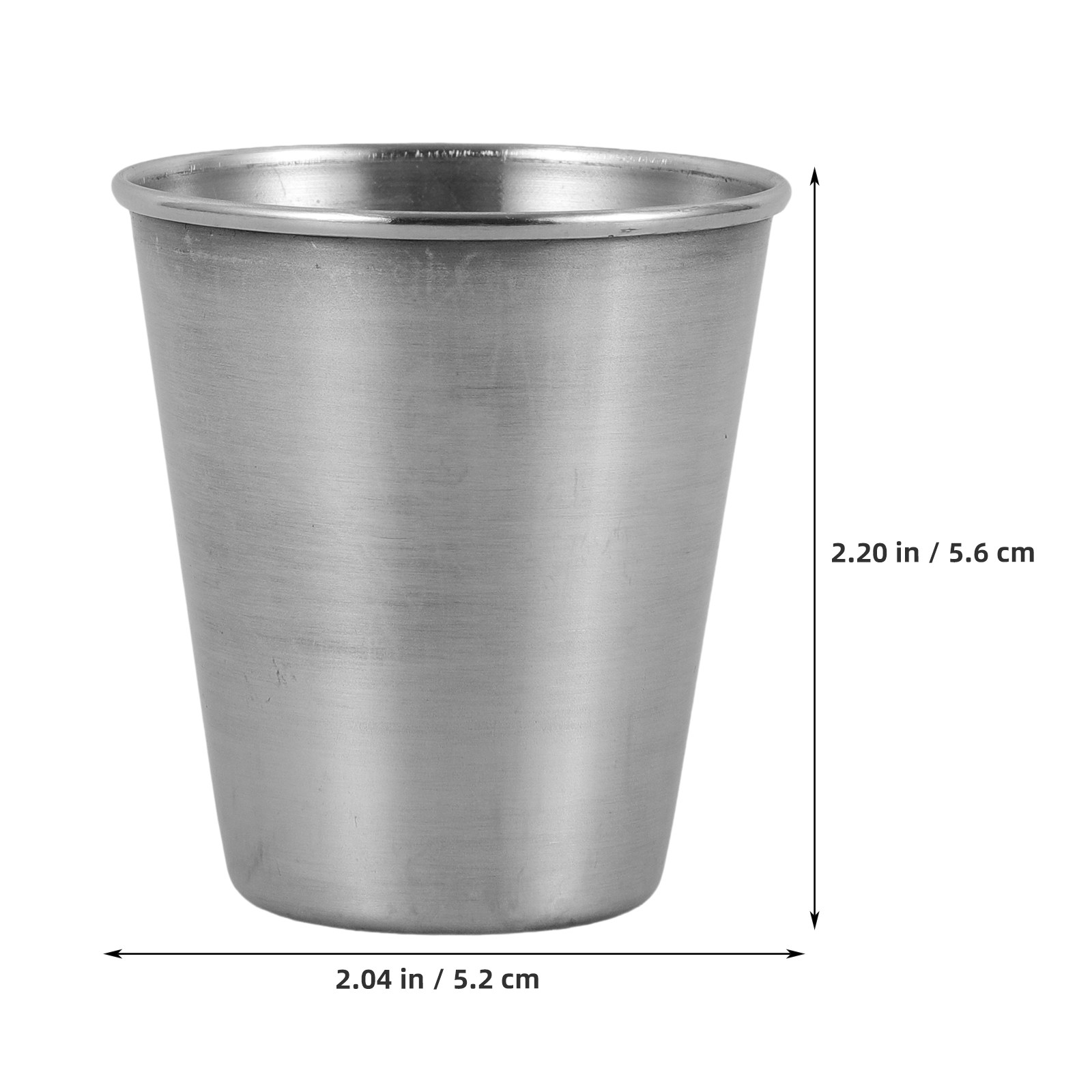 Conjunto de 5 Copos de Aço Ino - Coffee Tea Vodka avaliação e preço