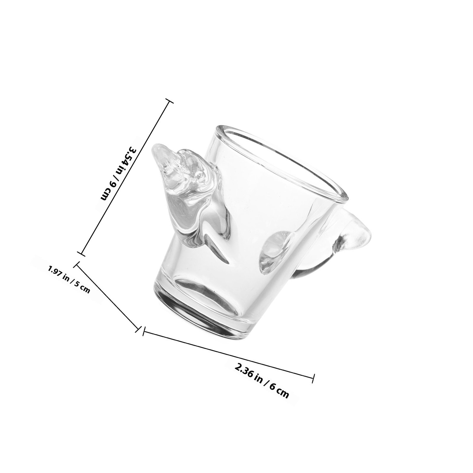 Copo Mini Transparente com Des - Coffee Tea Vodka avaliação e preço
