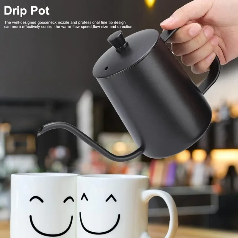 Chaleira de gotejamento de aço - Coffee Tea Pots avaliação e preço
