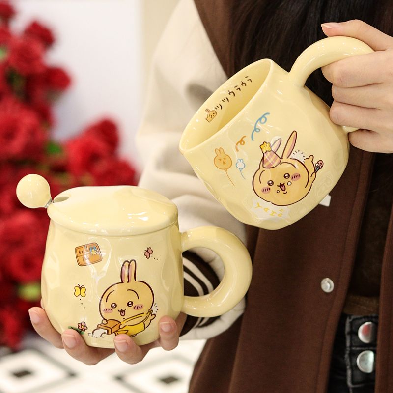Caneca de Cerâmica Chiikawa Us - Coffee To Tea Meaning avaliação e preço