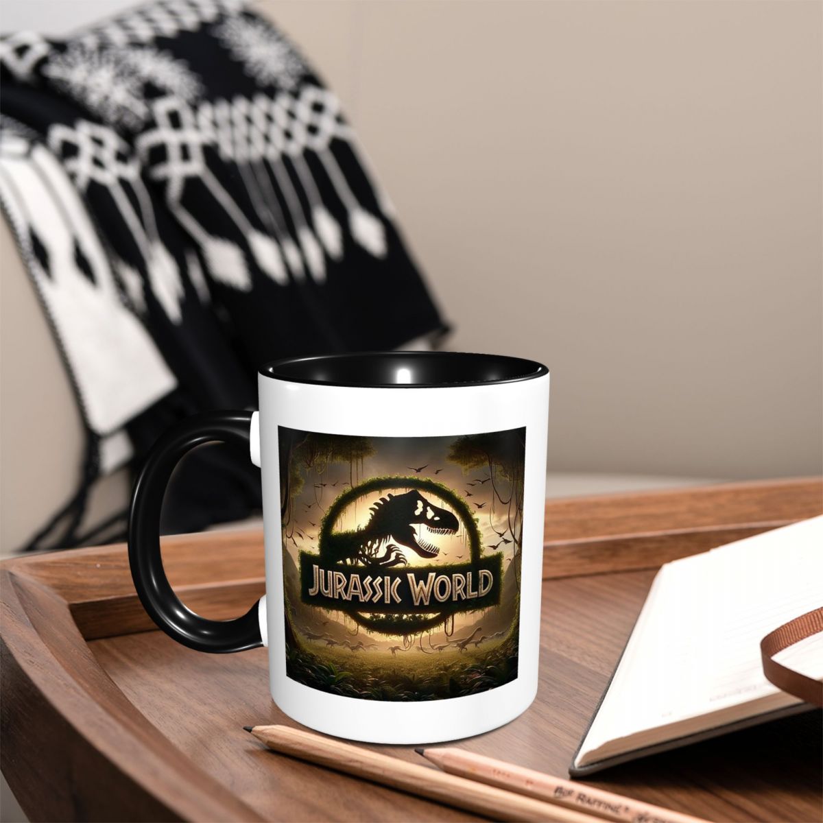 Caneca Engraçada Jurassic Worl - Coffee Tea World avaliação e preço