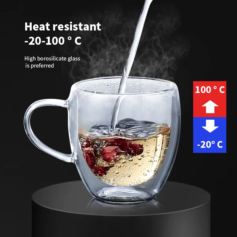 Copo de café de vidro transpar - Coffee Tea Vodka avaliação e preço