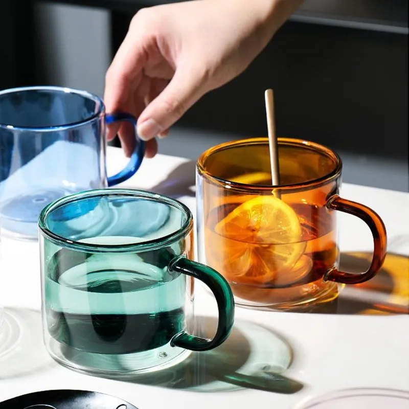 Vidro de fundo duplo criativo, - Coffee Tea Vodka avaliação e preço