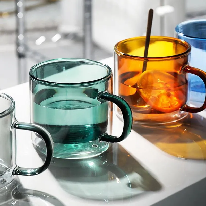 Vidro de fundo duplo criativo, - Coffee Tea Vodka avaliação e preço