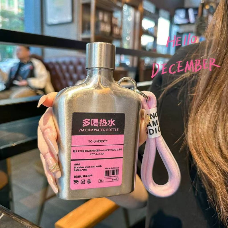 9oz de aço inoxidável única ca - Coffee Tea Vodka avaliação e preço