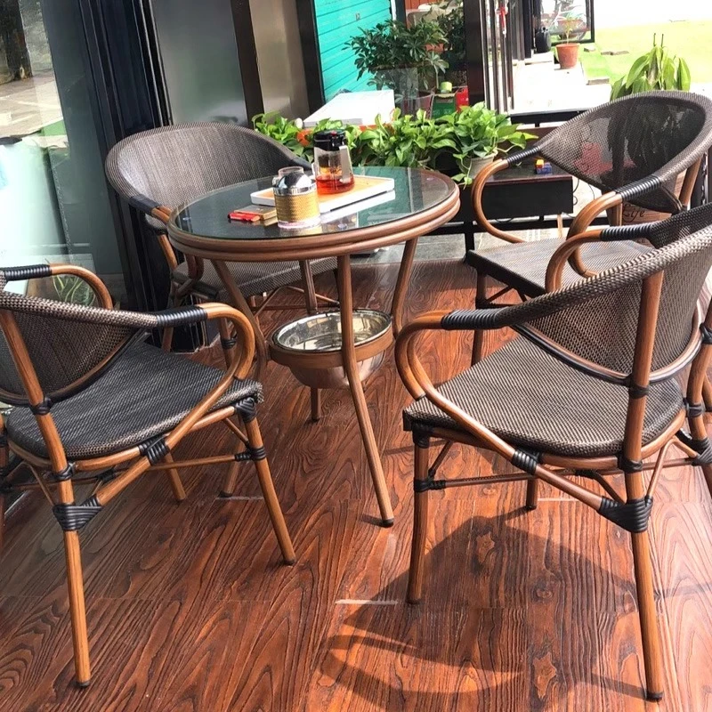 Jardim ao ar livre rattan páti - Coffee Tea For Garden avaliação e preço