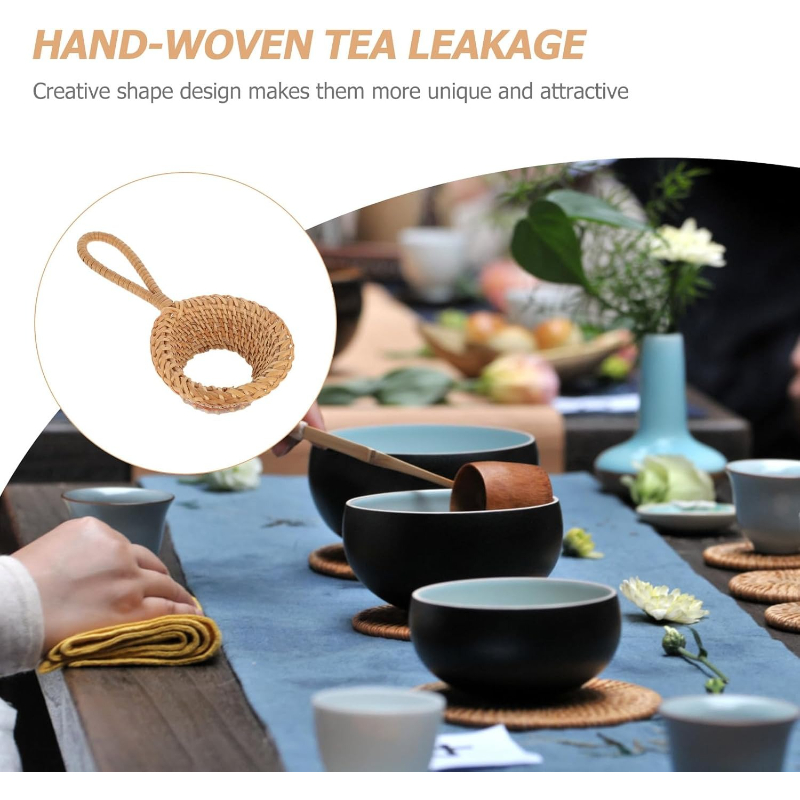Coador de Chá de Rattan Artesa - Tea Strainer Mesh avaliação e preço