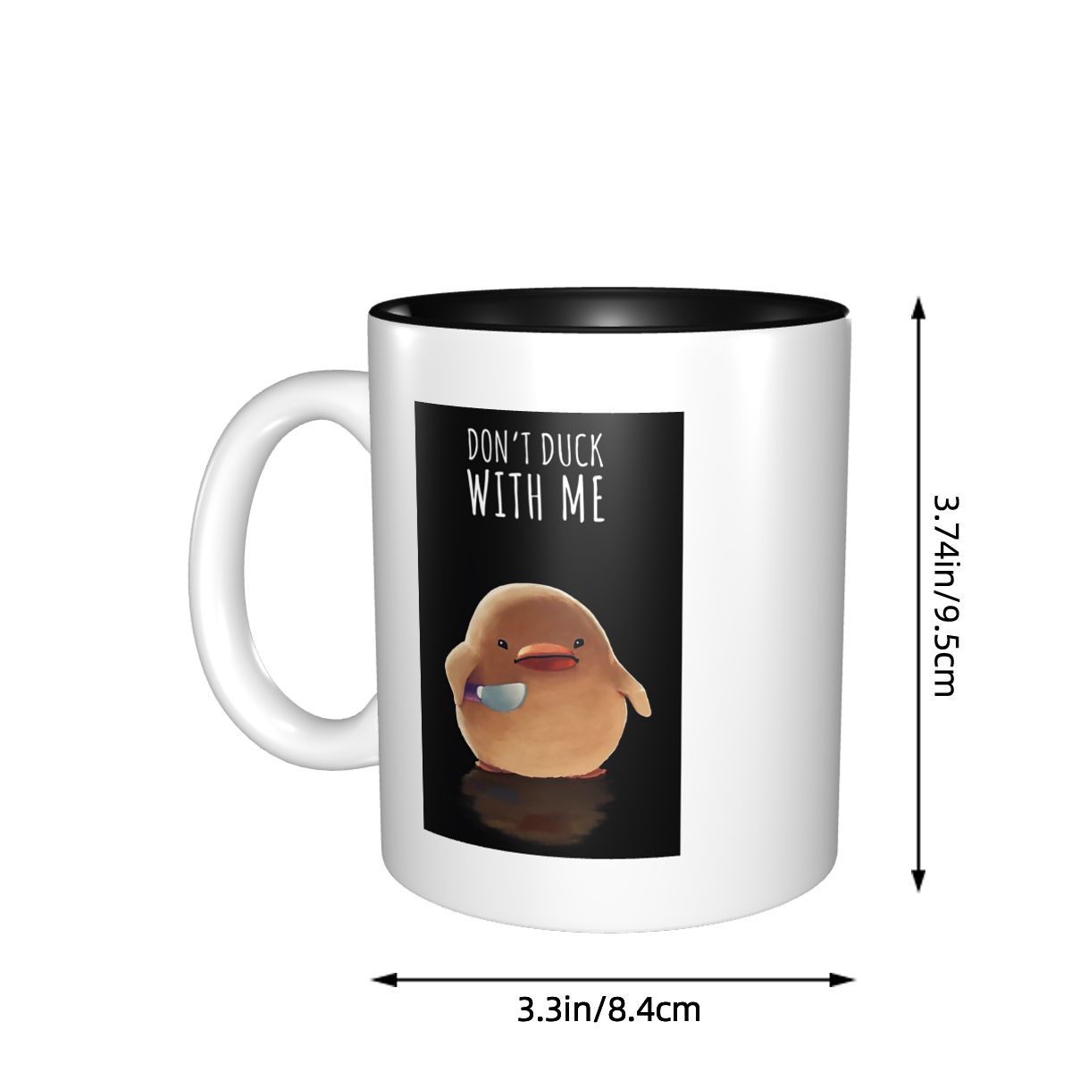 Caneca de Cerâmica Engraçada ' - Coffee Tea And Me avaliação e preço