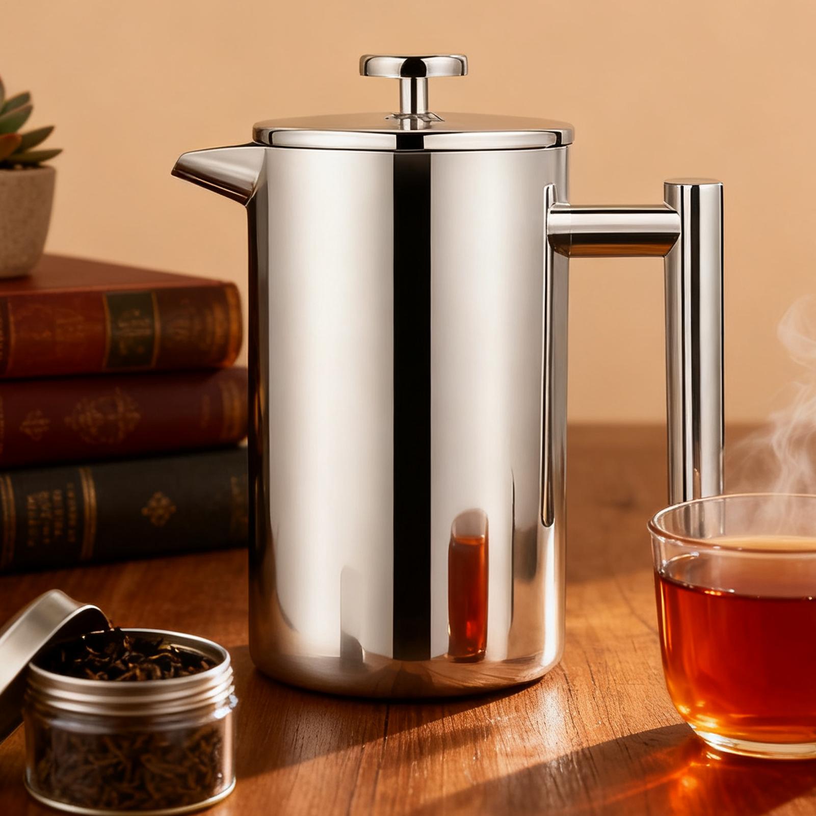 Prensa de café pote sistema de - Coffee Tea Pots avaliação e preço