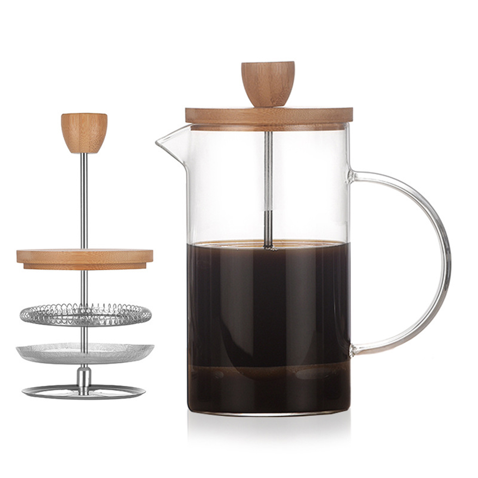 Pote de prensa de filtro franc - Coffee Tea Pots avaliação e preço