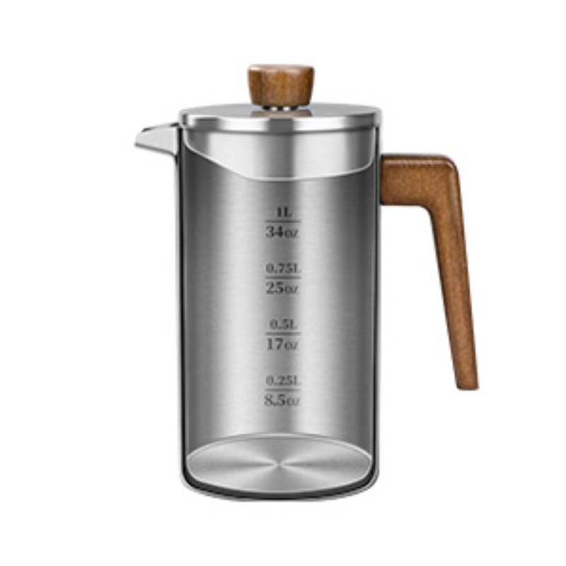 Cafeteira Francesa de Aço Inox - Coffee Tea Pots avaliação e preço