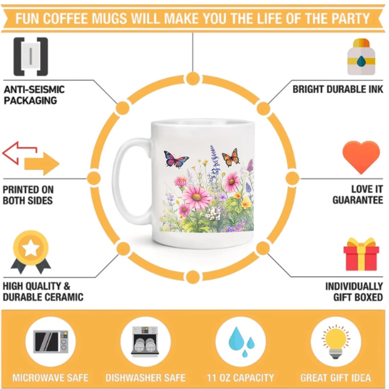 Copo de cerâmica jardim de flo - Coffee Tea For Garden avaliação e preço