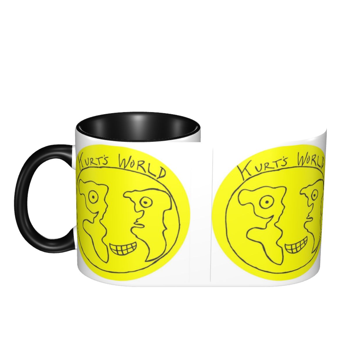 Caneca de Cerâmica Engraçada J - Coffee Tea World avaliação e preço