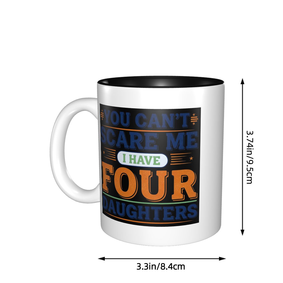 Caneca de Cerâmica Engraçada p - Coffee Tea And Me avaliação e preço