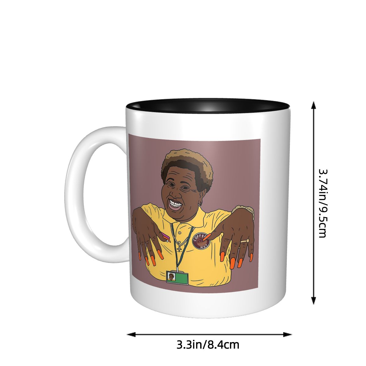 Caneca Engraçada de Cerâmica C - Coffee Tea And Me avaliação e preço