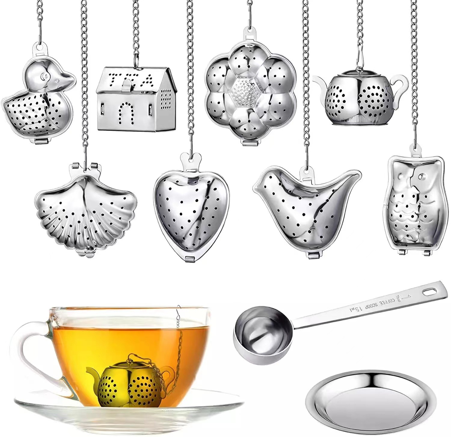 Coador de chá Infusores de chá - Tea Strainer Mesh avaliação e preço