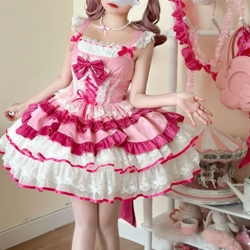 Vestido Lolita Japonês JSK com - Coffee Tea Weight Loss avaliação e preço