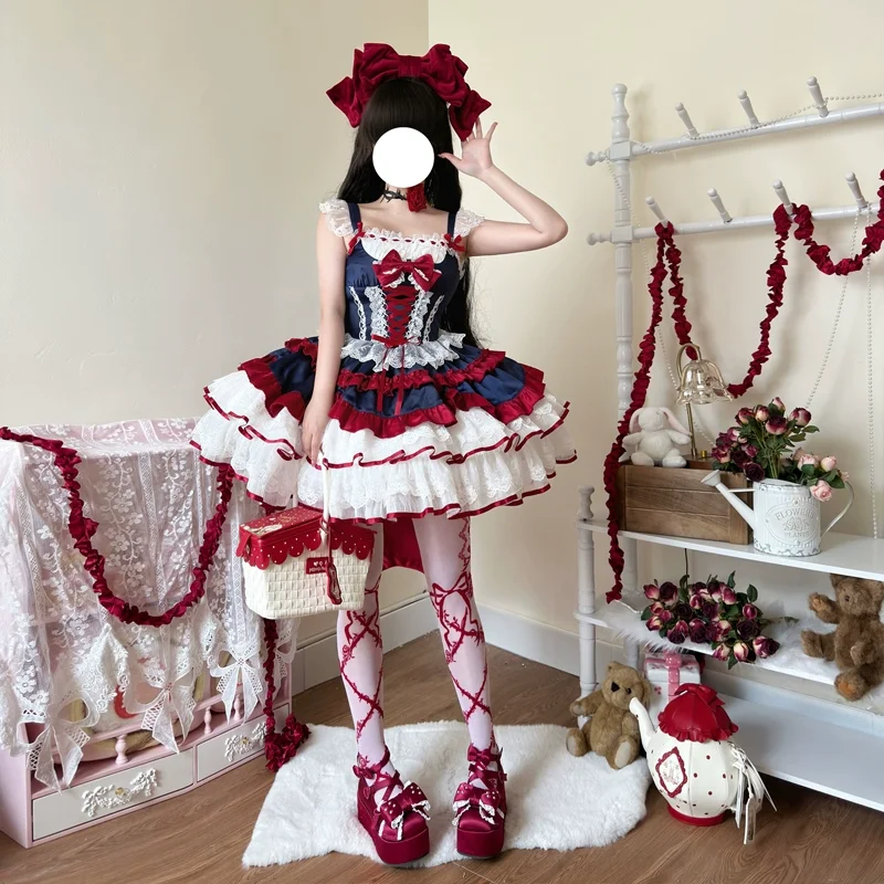 Vestido Lolita Japonês JSK com - Coffee Tea Weight Loss avaliação e preço