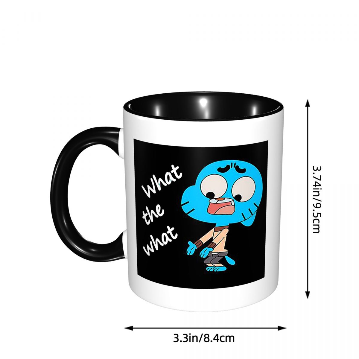 Caneca Engraçada de Cerâmica T - Coffee Tea World avaliação e preço